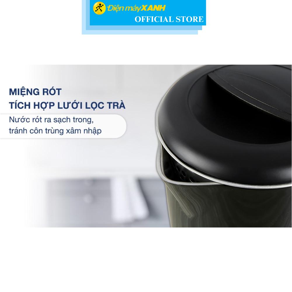 Bình đun siêu tốc Lock&amp;Lock 1.7 lít EJK738BLK - Hàng Chính Hãng