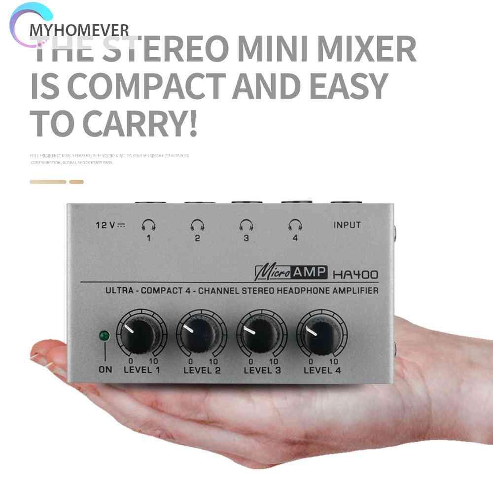 Ultra Bộ Khuếch Đại Âm Thanh 4 Kênh Chuyên Dụng Cho Studio