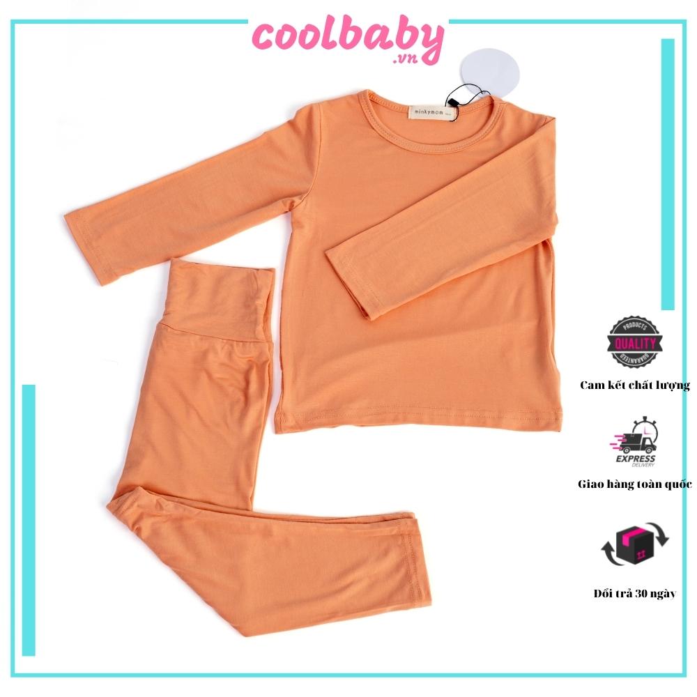 Đồ Bộ Dài Tay Minky Mom Cho Bé Chất Liệu Cotton Thun Co Giãn Tốt