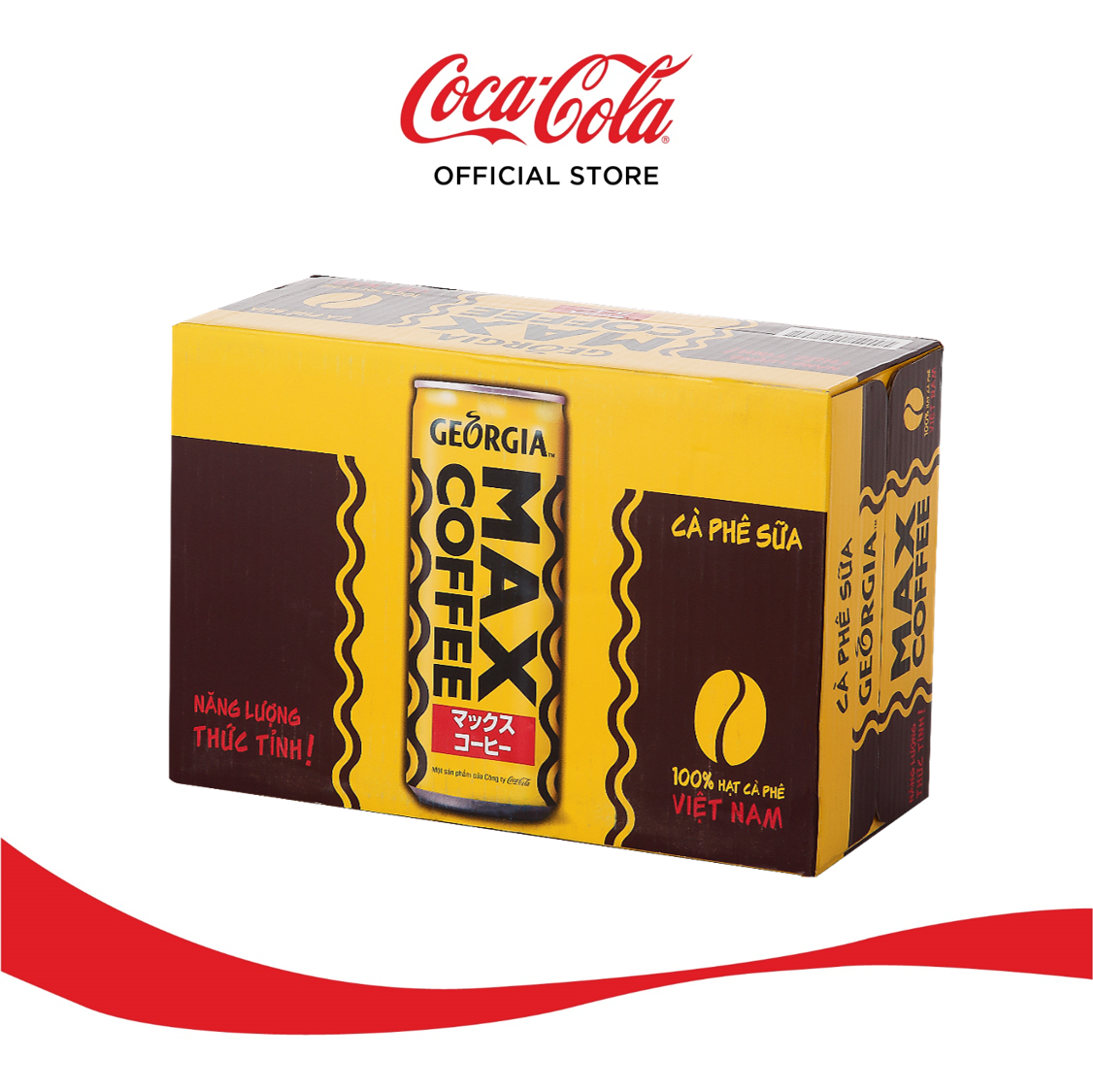 Thùng 24 Lon Cà Phê Georgia Coffee Max Coffee (235ml x 24 Lon)