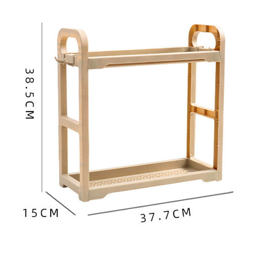 Kệ gia vị nhà bếp - kệ 2 tầng đa năng đựng gia vị