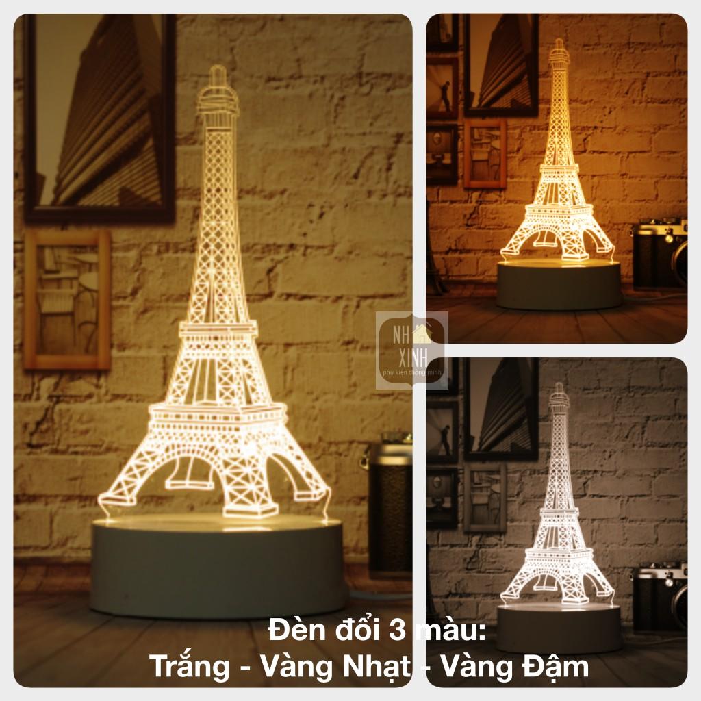 Đèn ngủ 3d, đèn trang trí hình THÁP EIFFEL