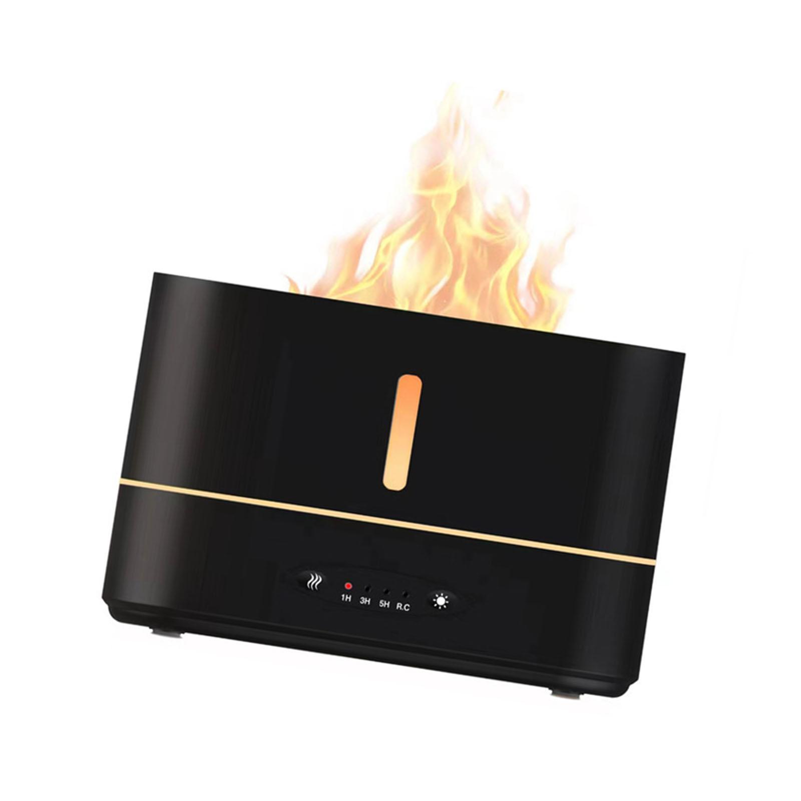 3D Night Light Humidifier Silent USB for Bedroom Travel Nursery Black