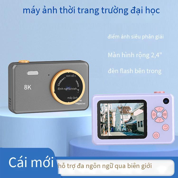 Máy ảnh kỹ thuật số độ phân giải cao kiểu dáng mới nhất dành cho sinh viên thời trang thể thao máy ảnh mini dành cho trẻ em