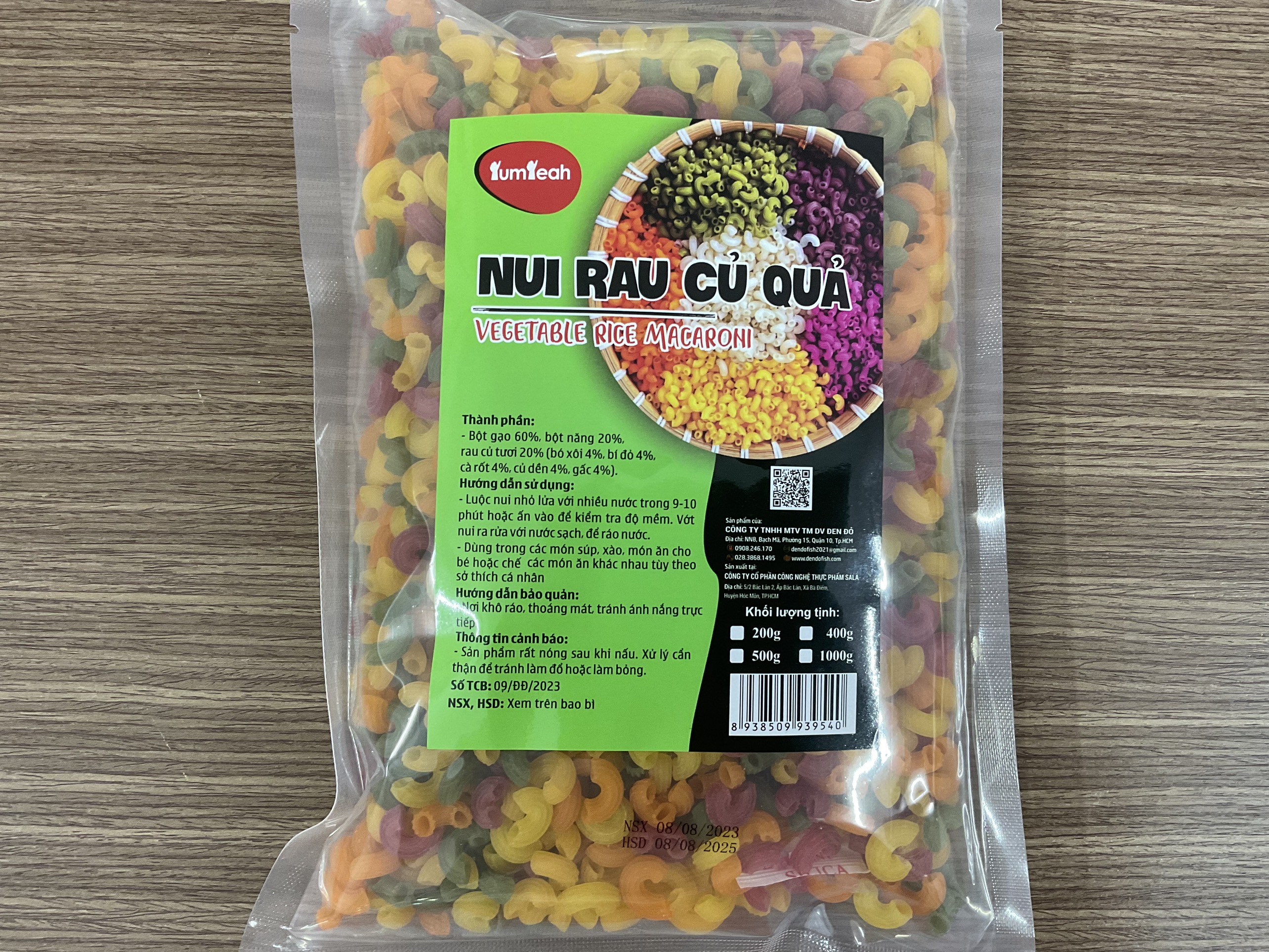 NUI RAU CỦ 500g