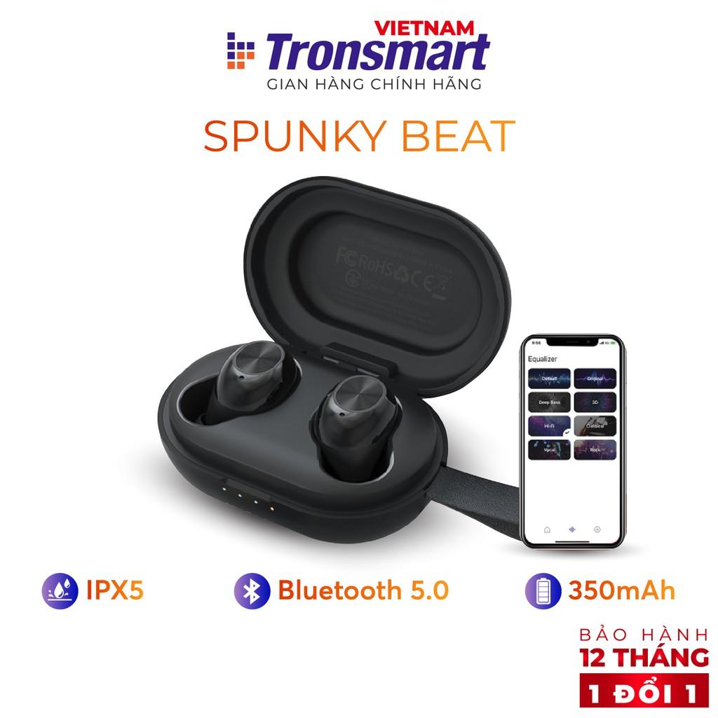 Tai nghe Bluetooth 5.0 Tronsmart Spunky Beat Khử tiếng ồn Chống nước IPX5 - Hàng chính hãng