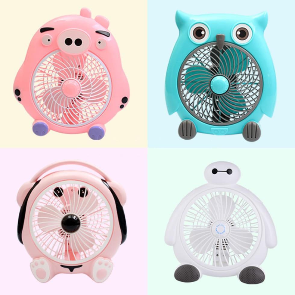 Quạt Cắm Điện Hình Thú Dễ Thương Cỡ Nhỏ Tiện Lợi, Bảo Hành 12 Tháng