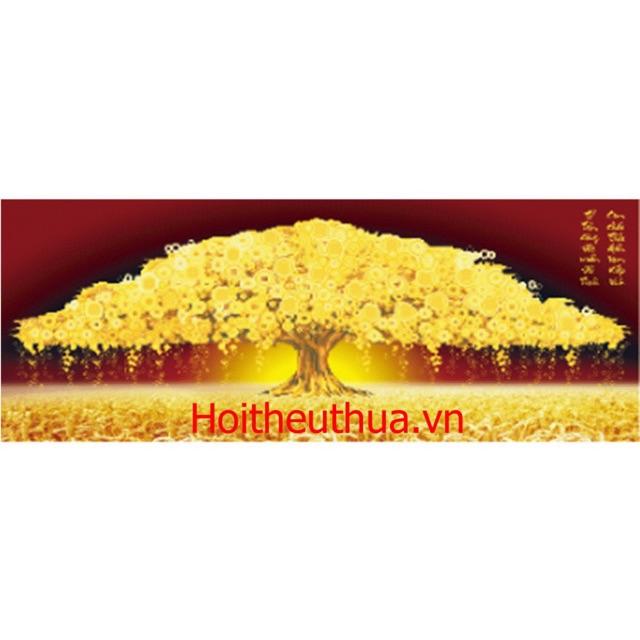 Tranh đính đá cây tài lộc - LV326