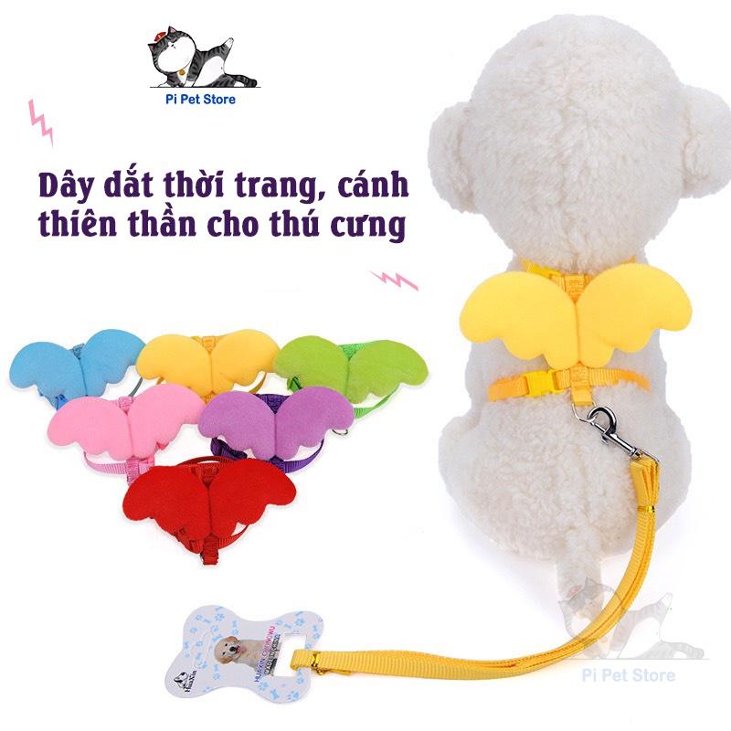 Dây dắt thời trang cho Chó, Dây dắt cánh thiên thần cho chó, mèo