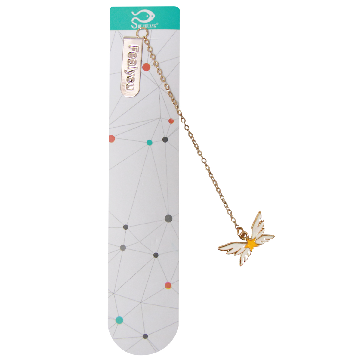 Bookmark Kẹp Sách Kim Loại Phối Charm Hình Cardcaptor - Mẫu 4