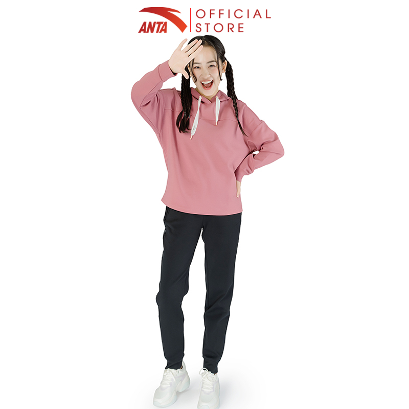 Áo hoodie thể thao nữ Anta 862137713