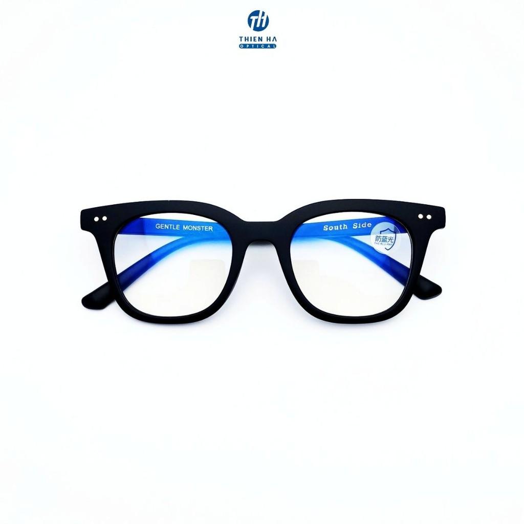 Gọng kính vuông thời trang nam nữ THIÊN HÀ OPTICAL unisex nhựa nhẹ,dáng vuông, gọng to nhiều màu GMT01