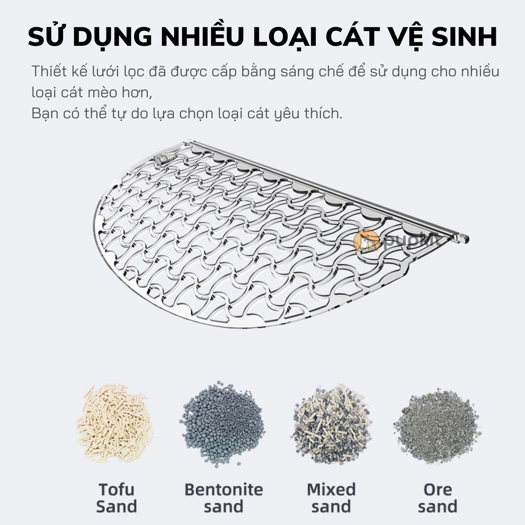 Nhà vệ sinh cho mèo thông minh thế hệ mới- Có APP điều khiển