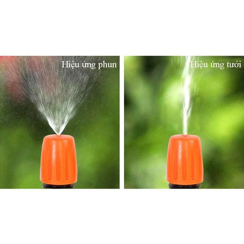 10 Béc phun sương CAM-Xám có kèm Tê nối