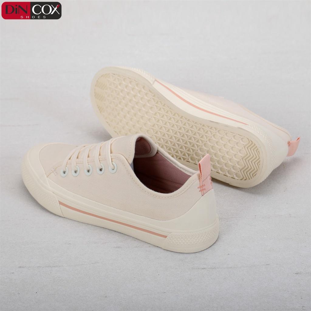 Giày Sneaker Vải Nữ DINCOX C20 Nữ Tính Sang Trọng Off/White