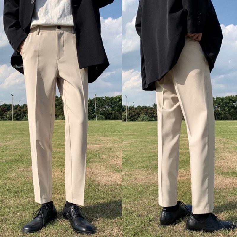 Quần Tây Baggy/Quần tây âu nam/ Baggy Pants dáng Hàn Quốc ống côn siêu đẹp form chuẩn 4 màu cực sang