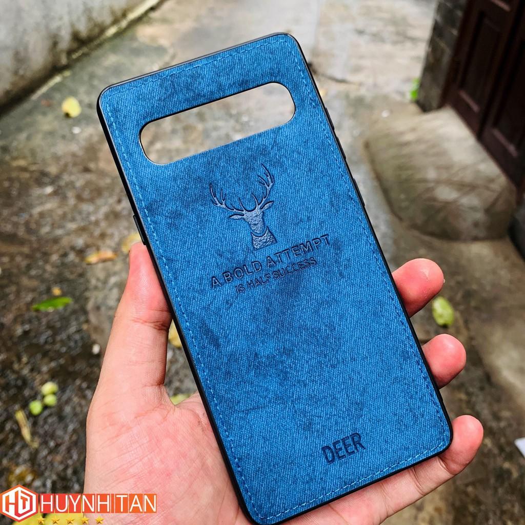 Ốp lưng s10 plus s10 s10 5g chống bám vân tay hình Nai 3D nhiều màu sắc phụ kiện điện thoại huỳnh tân store