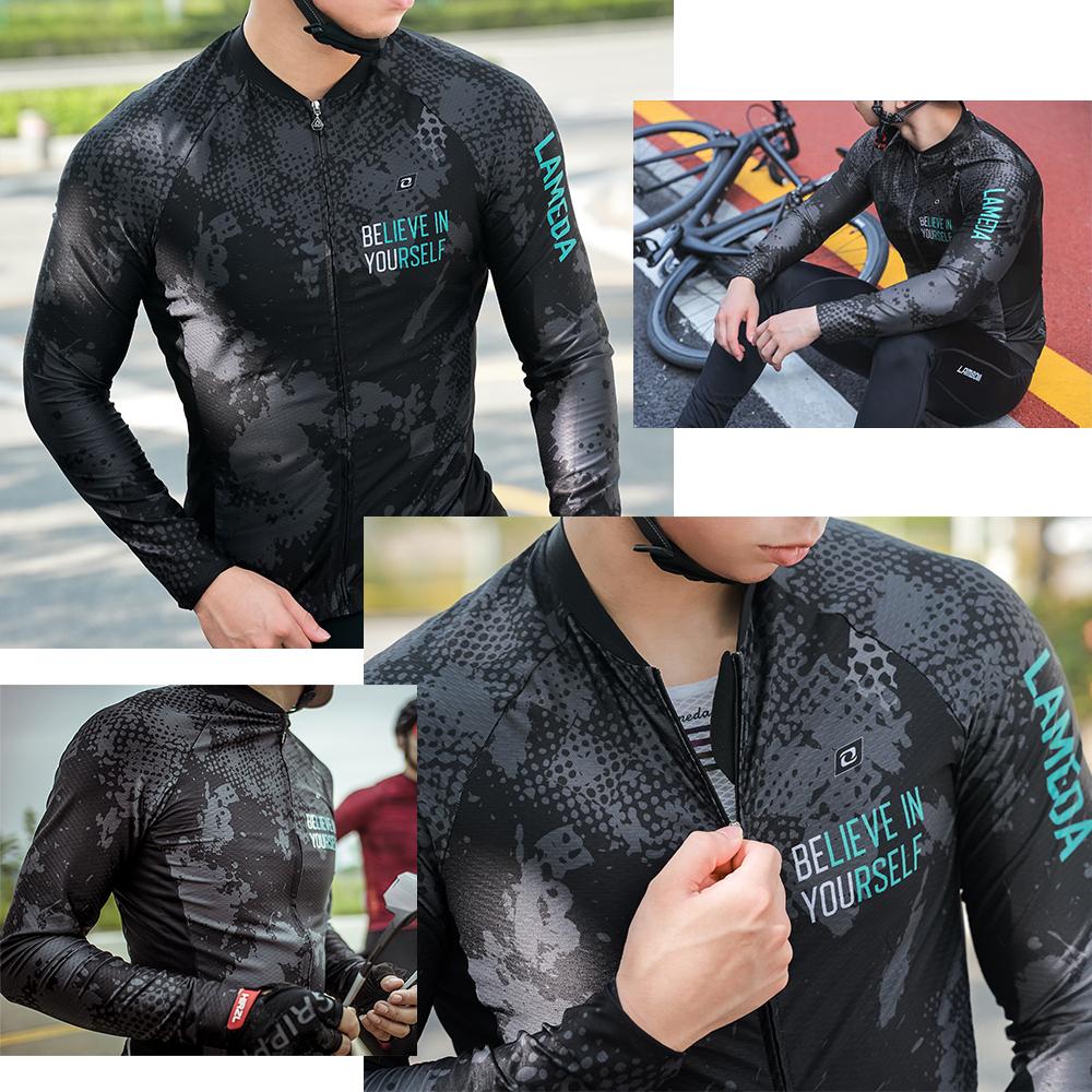 Bộ Quần Áo Thể Thao Dài Thấm Mồ Hôi Khô Nhanh Thương Hiệu Lameda