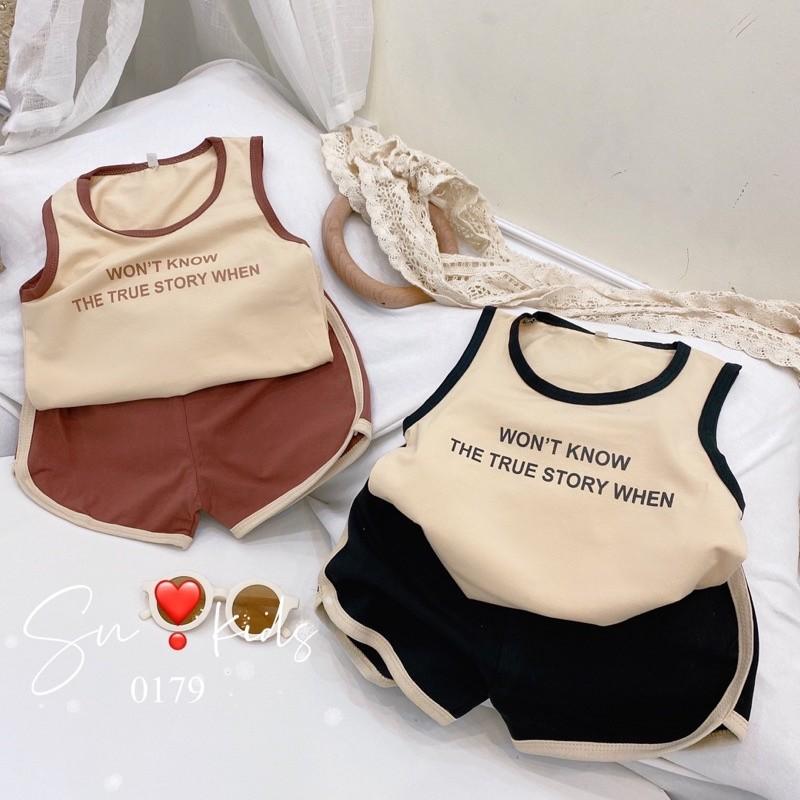 Bộ Ba Lỗ Sát Nách Bo Viền Cho Bé Trai Won’t Know