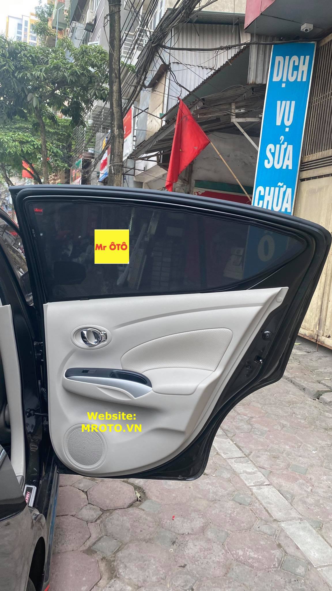 Rèm Che Nắng Xe Nissan Sunny Hàng Loại 1. Cam Kết Vải Dày Dặn, Chuẩn Khít Theo Xe