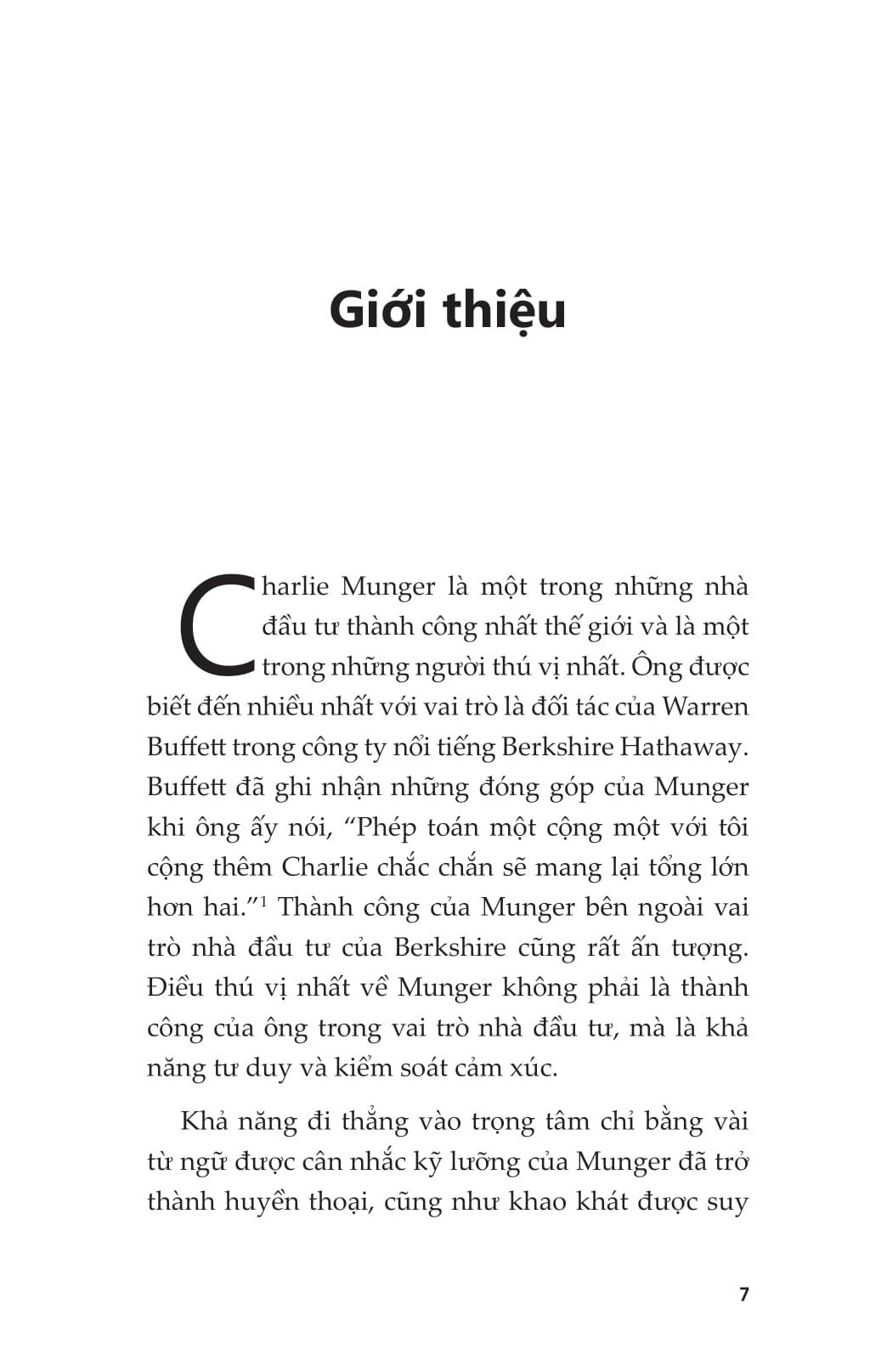 Charlie Munger - Phương Pháp Đầu Tư Giá Trị