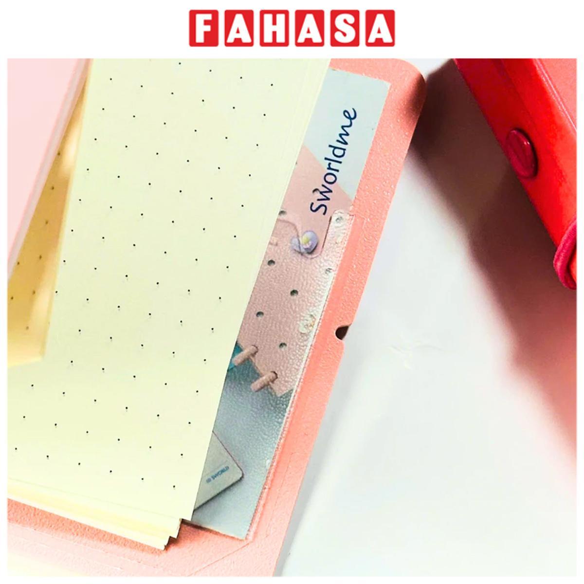 Sổ Còng Mini 80 Trang Kèm Charm Tone Patel - Sworld ST6195-BU - Blue