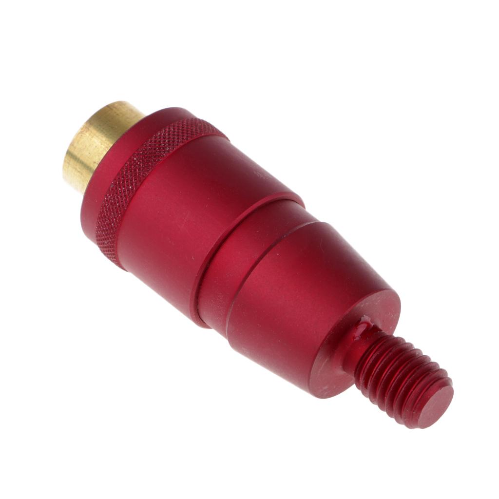 2xFishing Landing Net Connector Head Screw Net Rod Quick Release Adapter Red