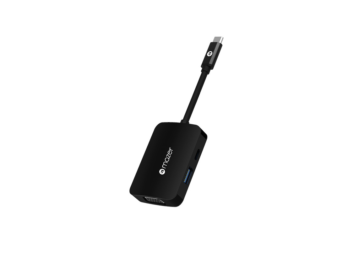 Cổng Chuyển Đổi Mazer USB-C 4-in-1 HUB - hàng chính hãng