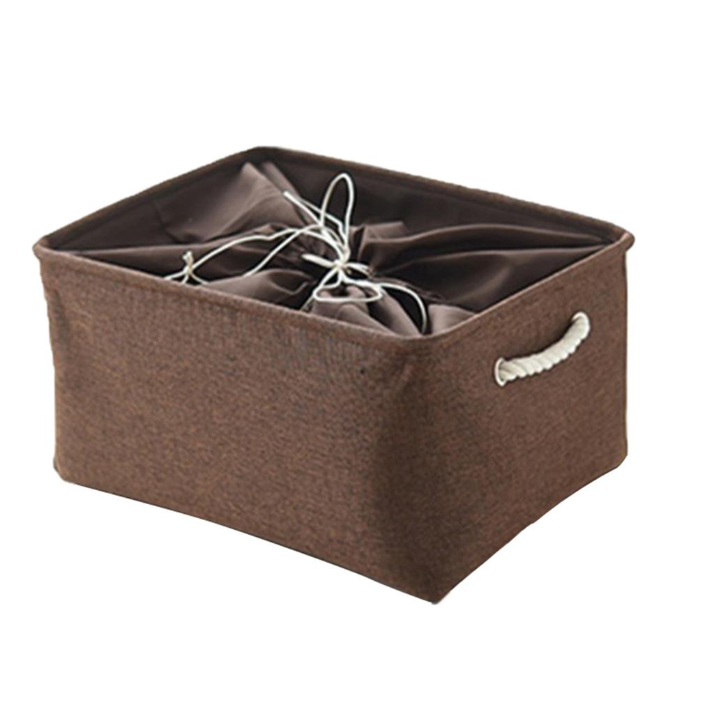 Baby Kids Toy Storage Bag Basket Laundry Basket Drawstring Box Bin Grey