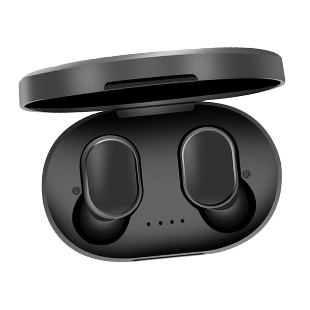 5xA6S    Headset Bluetooth5.0 Earphone Headphone Stereo Earbuds Black