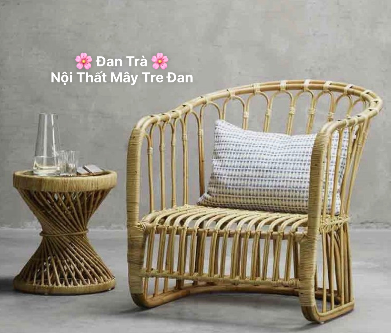 [ GIÁ TẠI XƯỞNG ] Ghế Mây Đan Sọc - Nội Thất Mây Tre Đan