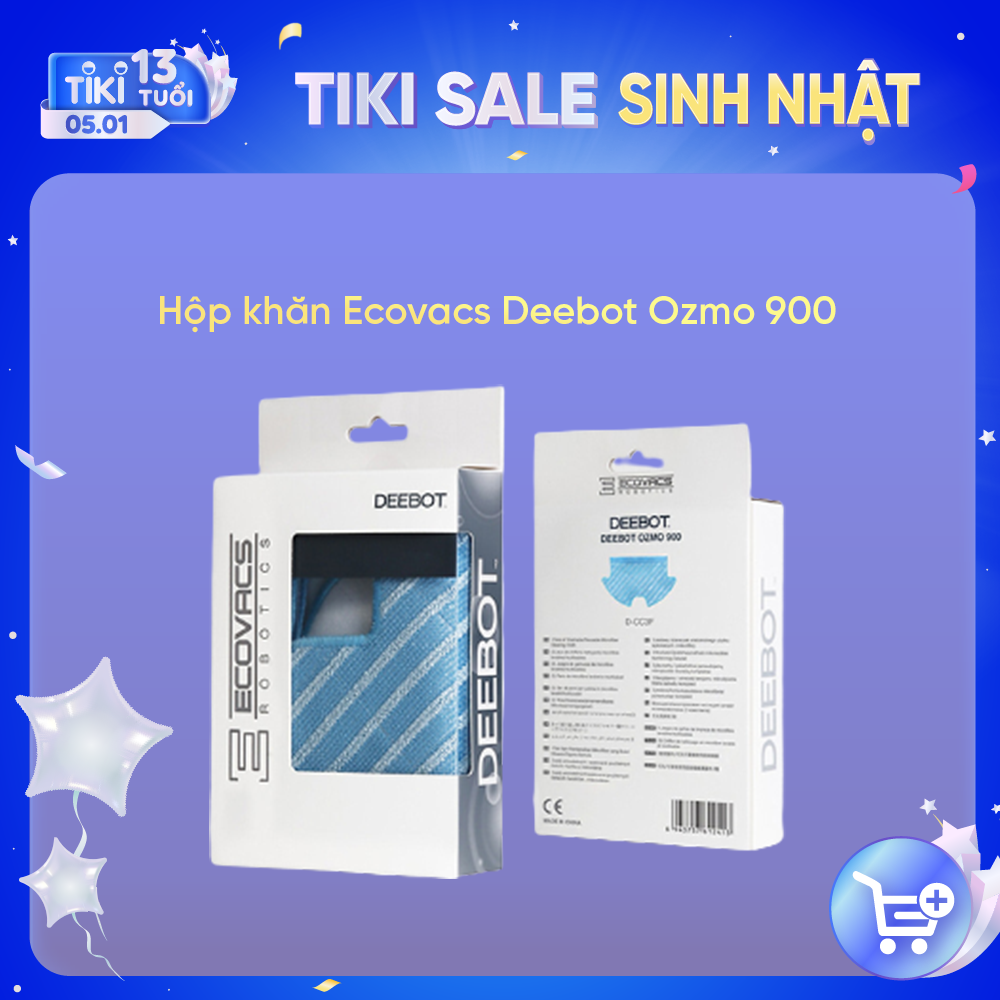 Hộp khăn lau Ecovacs Deebot Ozmo 900 - Hàng Chính Hãng