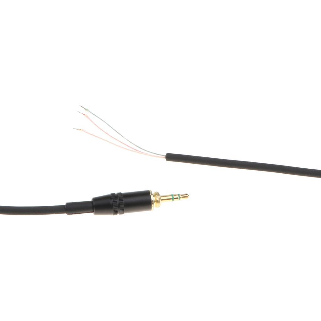 Spring Audio Line Cable For MDR7506 V6 Headphones Headset Replacement