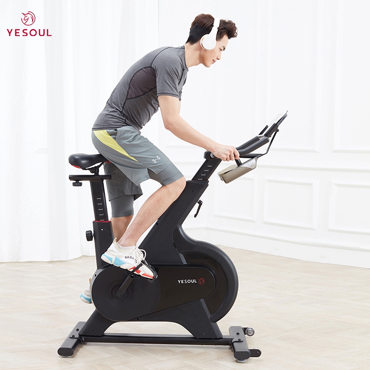 Xe đạp tập thể dục tại nhà YESOUL - M1, Công nghệ kháng lực từ giúp xe vận hành không gây tiếng động,Tặng app tập luyện