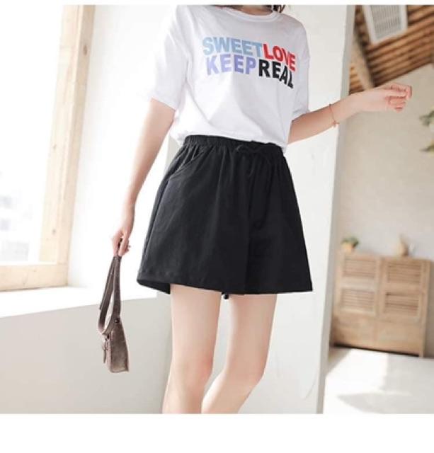 Quần short nữ ống rộng vải đũi cao cấp MIUMIU FASHION , quần đùi nữ đẹp chất đũi