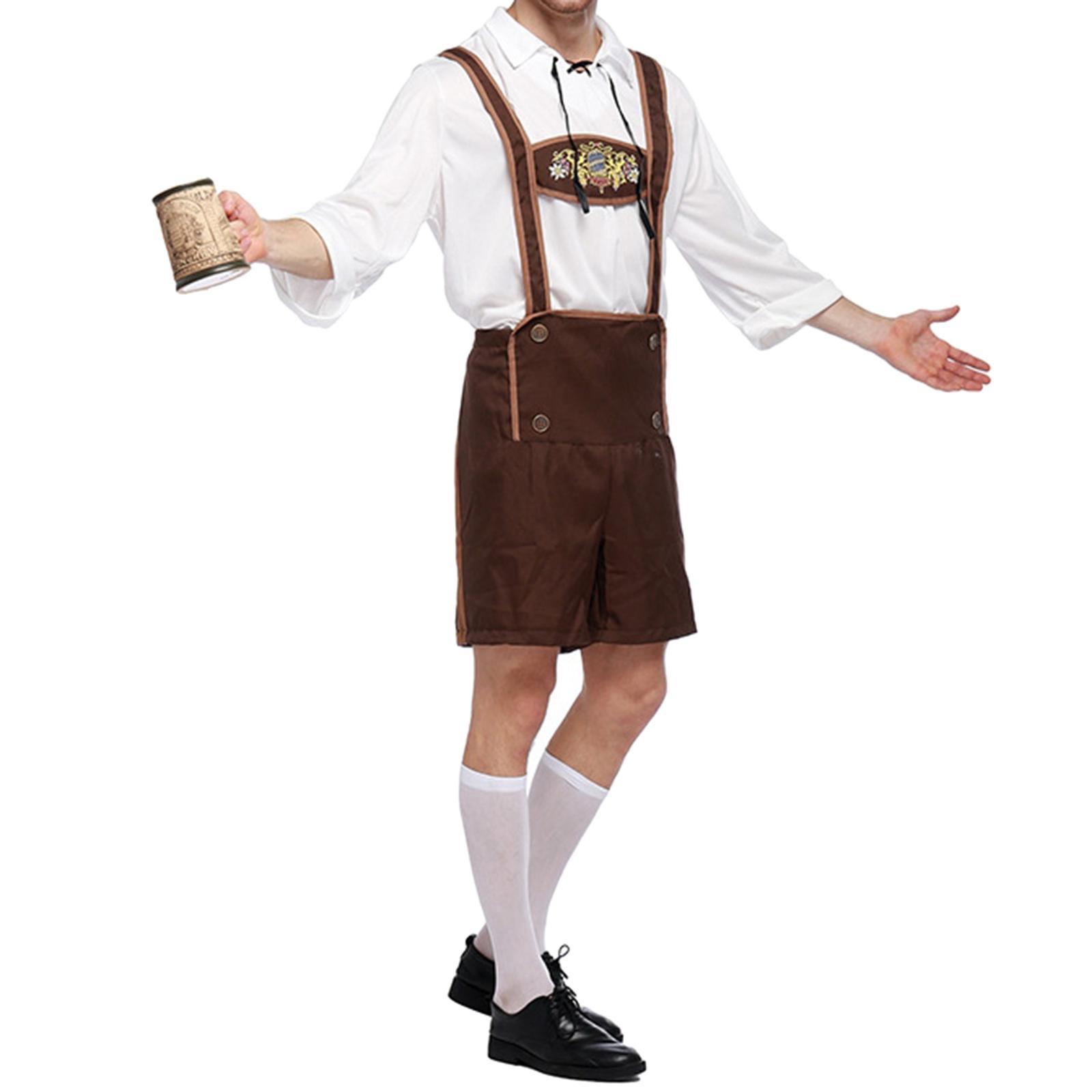 Male Costume Halloween Cosplay Beer Outfit Carnival Festival