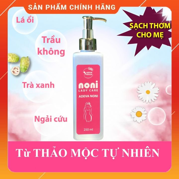 Dung dịch vệ sinh phụ nữ từ thảo dược thiên nhiên Adeva Noni - Sạch the mát, khử mùi, giảm viêm nhiễm phụ khoa, an toàn tuyệt đối cho cô bé của bạn