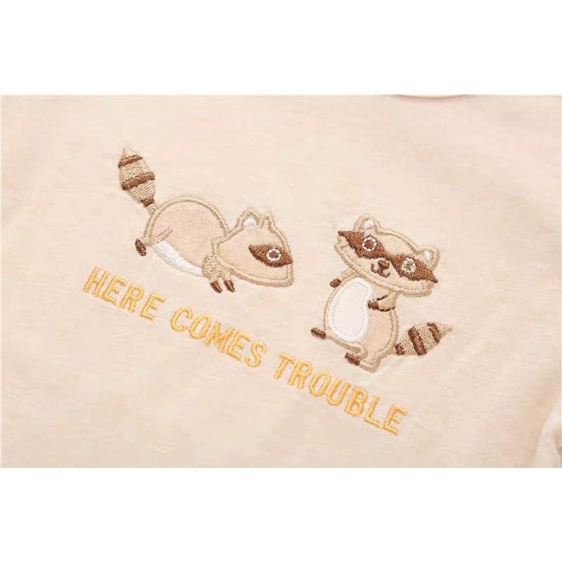 Bộ quần áo cộc hè cho bé sơ sinh 100% organic cotton hữu cơ tự nhiên thoáng mát không hoá chất an toàn cho bé