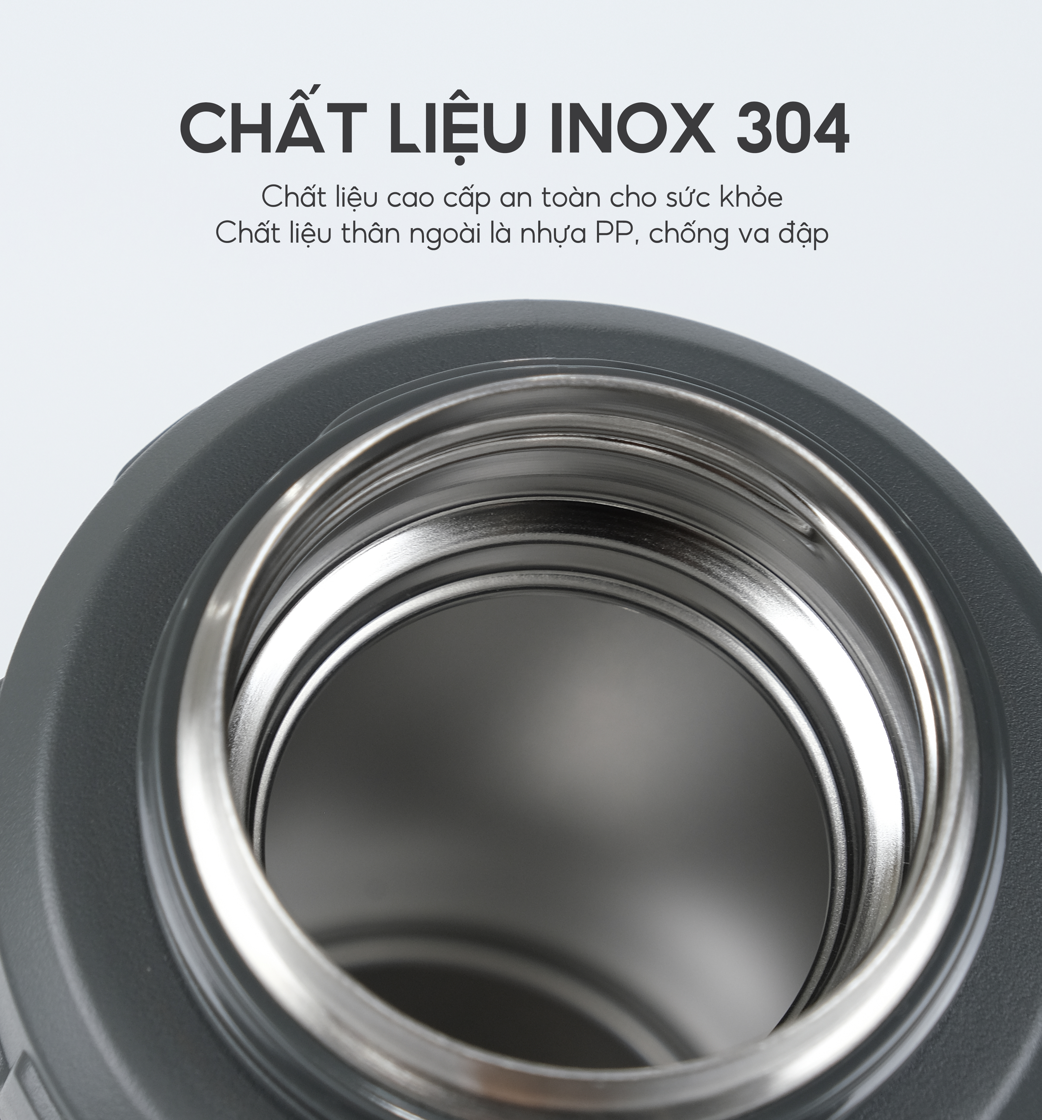 Phích nước giữ nhiệt Lebenlang LBL3030, bình giữ nhiệt dung tích 1600ml - hàng chính hãng
