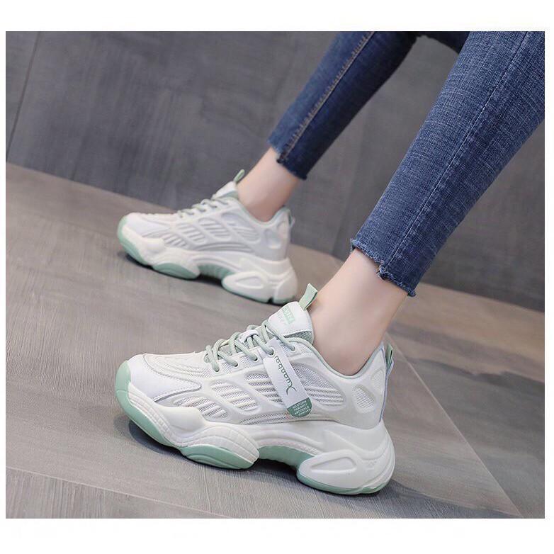 Giầy Thể Thao NỮ, giầy đế độn tăng chiều cao siêu hottrend 222 - Thời Trang PKT
