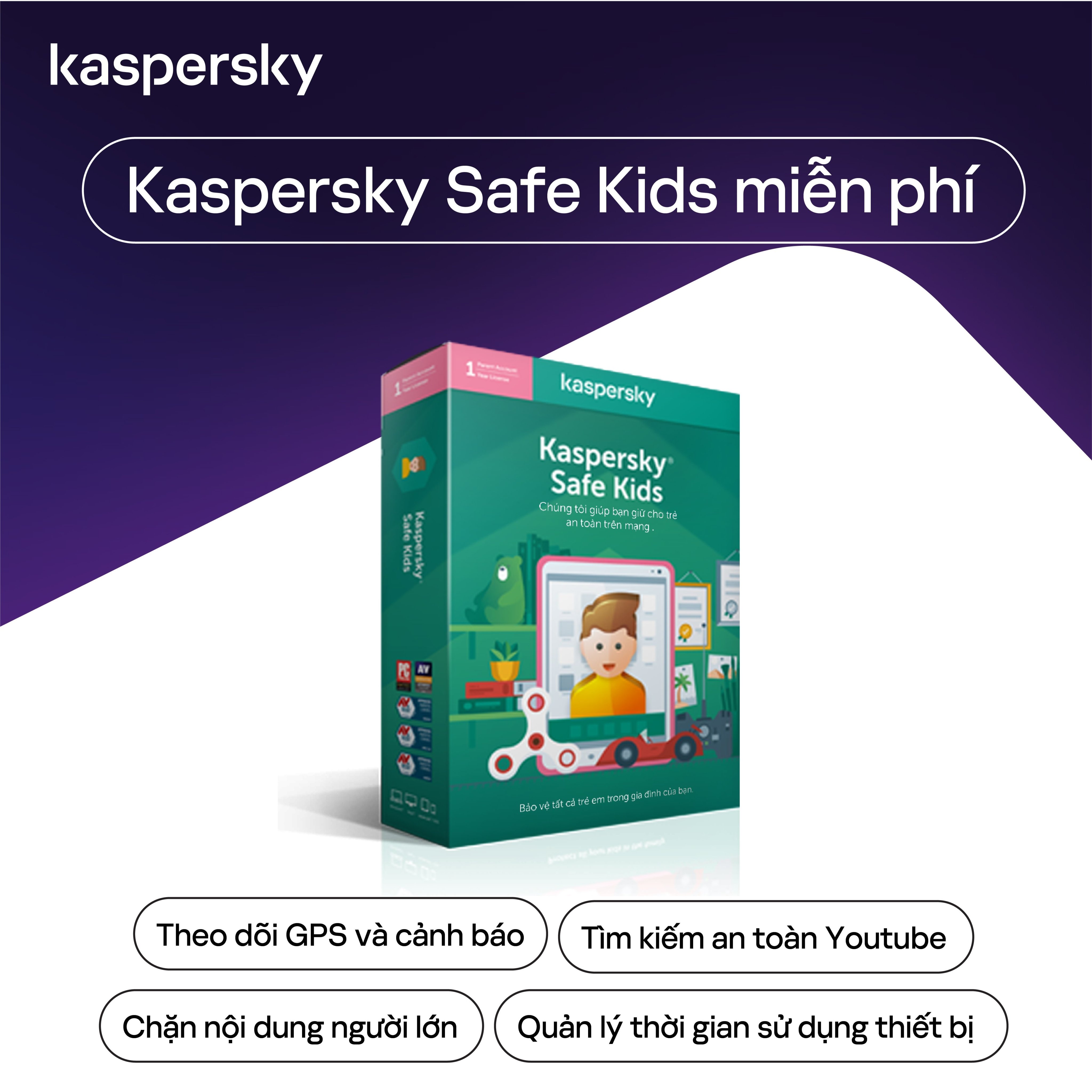 Phần mềm diệt virus Kaspersky Premium 1 Thiết bị/năm - Hàng chính hãng