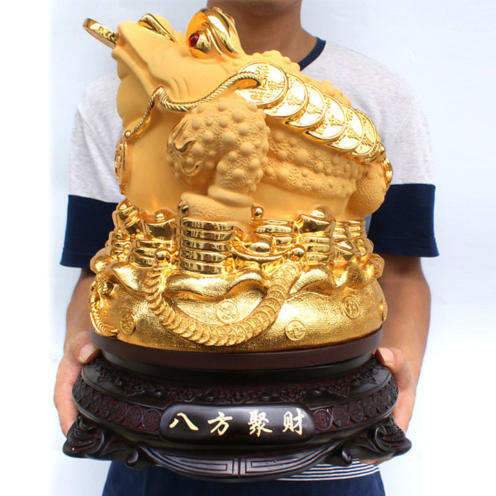 Thiềm Thừ Phong Thủy Vàng Cỡ Đại