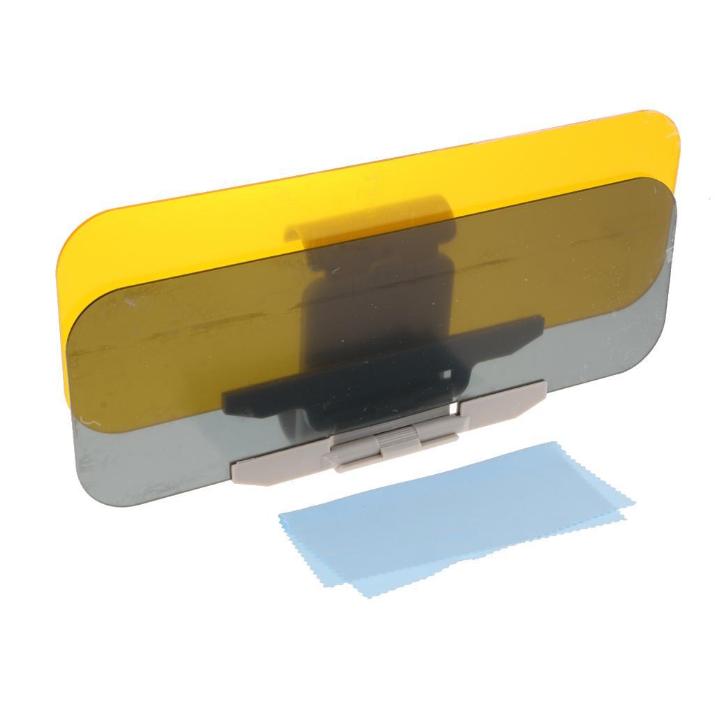 2x Car Sun Visor Day Driving Mirror Sun Visor