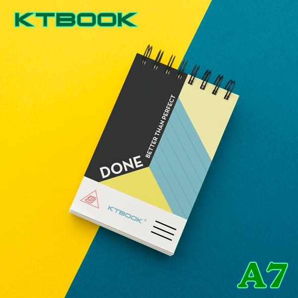 Số tay lò xo bìa cứng KTBOOK 200 trang size A7