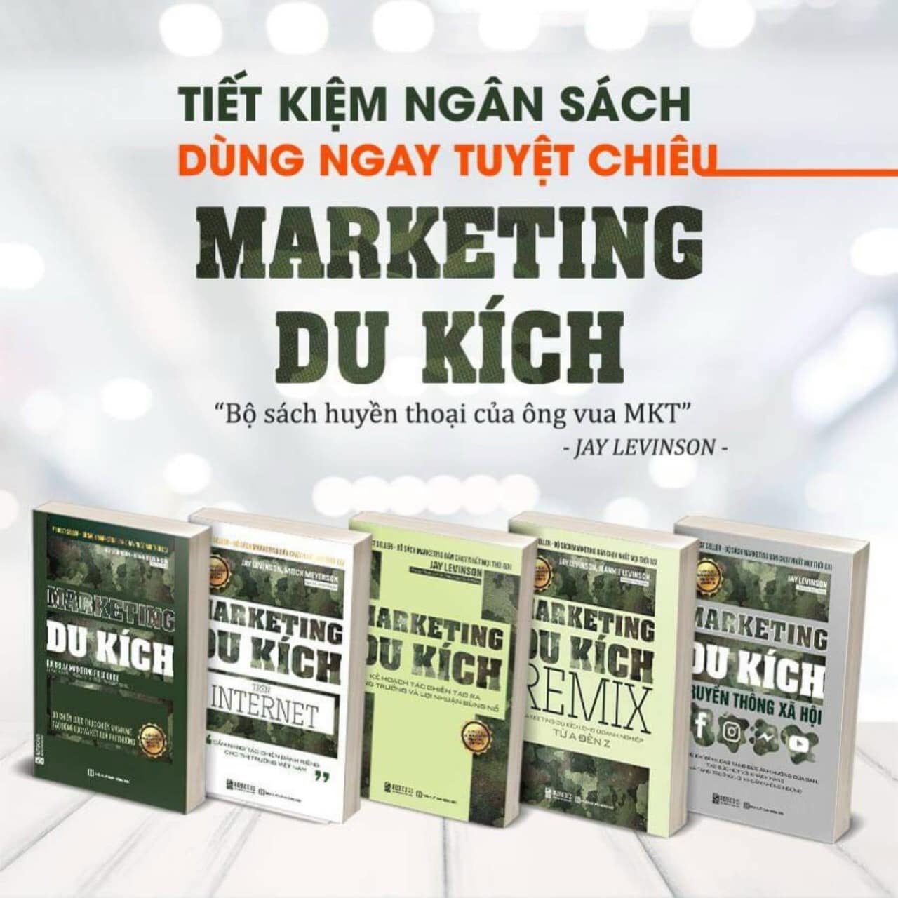 Bộ 5 Cuốn Marketing Du Kích: Chiến Lược Khôn Ngoan Cho Doanh Nghiệp Ít Chi Phí