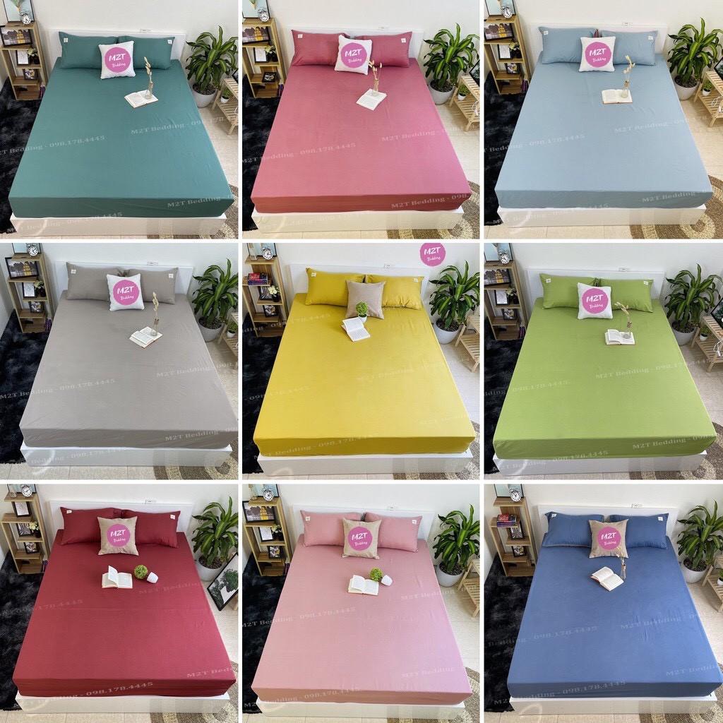 Vỏ ga trải giường Cotton Tici M2T bedding drap giường bo chun đủ size (không kèm vỏ gối)