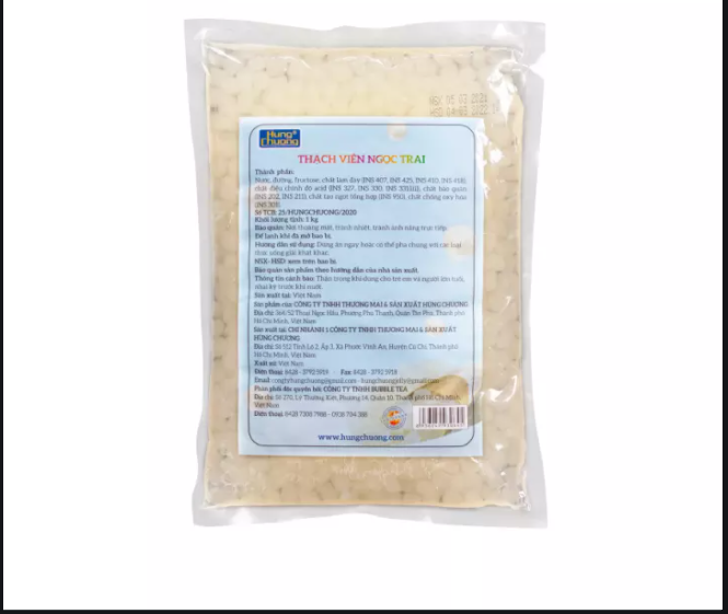 Thạch Viên Ngọc Trai Nguyên Vị 1kg - Hùng Chương