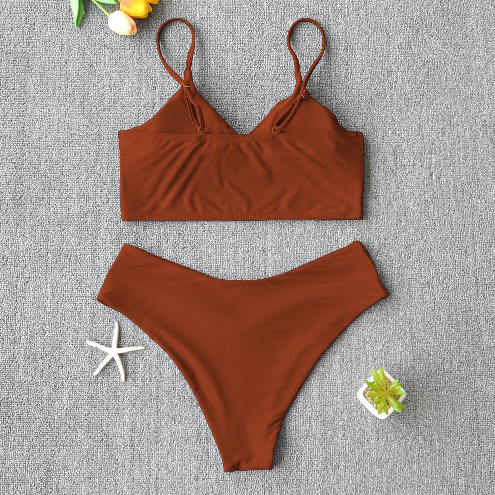 Năm 2021 Gợi Cảm Chắc Chắn Đồ Bơi Nữ Bikini Đẩy Lên Đồ Bơi Áo Bikini Bộ Brasil Áo Tắm Hai Mảnh Quần Bơi Nữ