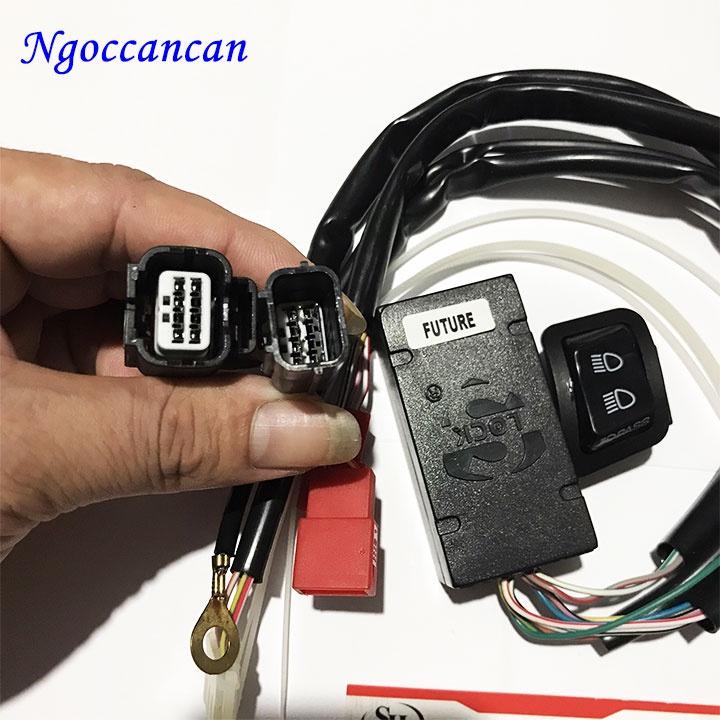 Mạch tắt đèn xe máy FUTURE tắt pha cốt có công tắc pasing nháy pha