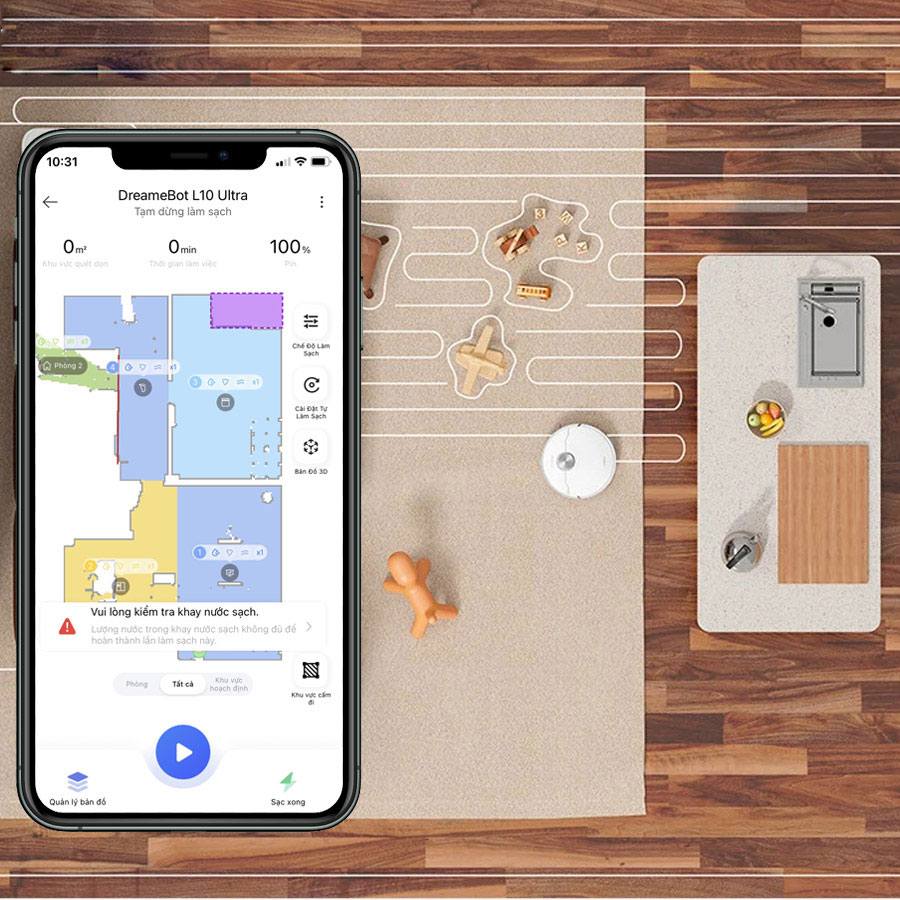 Robot Hút Bụi Lau Nhà Dreame L10 Ultra – Bản Quốc Tế - Hàng chính hãng